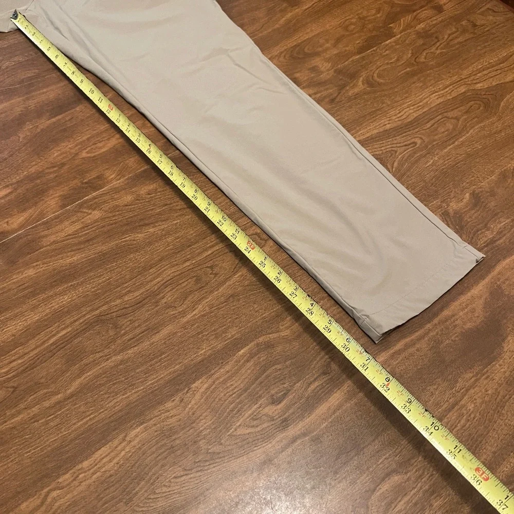 FIGS Mens Technical Scrub Pants Trousers Tan Khaki Large Tall Drawstring